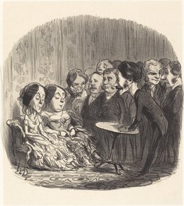 Poltergeist od Honoré Daumier