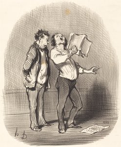 Nevýhoda mít kamaráda milujícího hudbu od Honoré Daumier