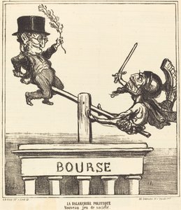 Politická houpačka... od Honoré Daumier