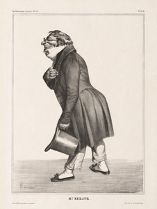 La Caricature, Pl. 314, Comte de. Keratry od Honoré Daumier
