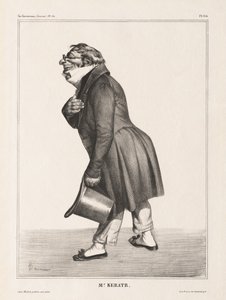 La Caricature, Pl. 314, okres. Keratry, 1833. od Honoré Daumier
