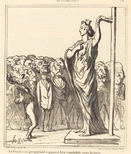 Francie se připravuje na průjezd... od Honoré Daumier