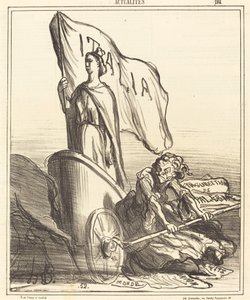 Reakcionářský tisk marně hledá... od Honoré Daumier