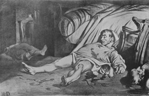 Transnonain Street, 1834 od Honoré Daumier