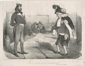 Soud poskytuje služby a ne rozsudky! od Honoré Daumier
