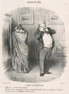 Manželka zastupitele od Honoré Daumier