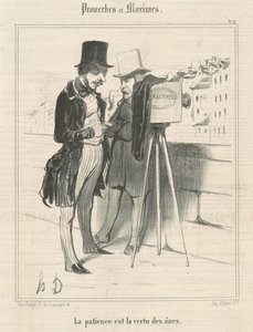 Trpělivost je ctností oslů od Honoré Daumier
