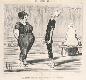 Představenstvo demonstrované předpisem... od Honoré Daumier