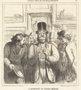 Procházka vlivných kritiků od Honoré Daumier