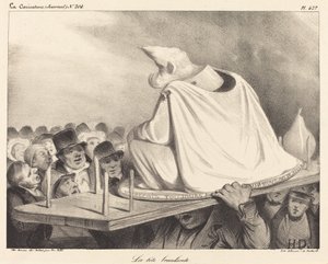 houpání hlavou od Honoré Daumier