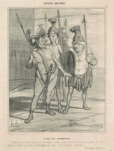 Den před Thermopylae od Honoré Daumier