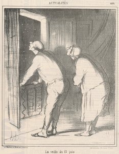 Den před 13. červnem od Honoré Daumier