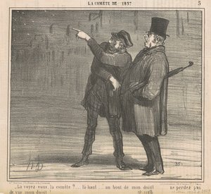 Vidíš tu kometu? ... od Honoré Daumier