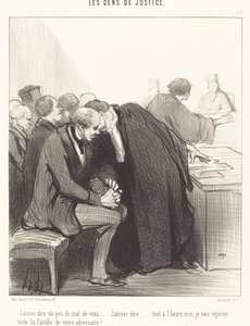 Řekněme o tobě něco špatného... od Honoré Daumier