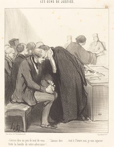 Řekněme o tobě něco špatného... od Honoré Daumier