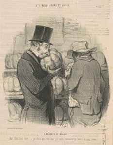Milovník melounů od Honoré Daumier