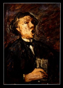 Le Bureur Chantant (panel) od Honoré Daumier