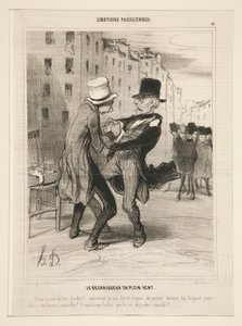 Odmašťovač pod širým nebem od Honoré Daumier