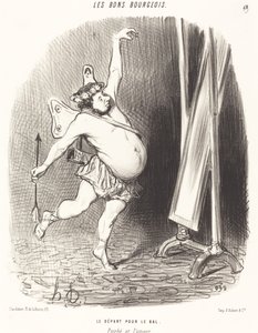 Odjezd na ples od Honoré Daumier