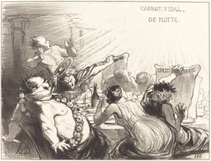 Svátek Baltazar-Véron od Honoré Daumier