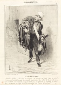 Obchodník s oblečením od Honoré Daumier