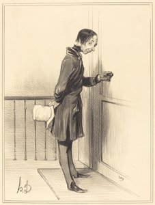 Žebrák doma od Honoré Daumier