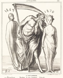 Heslo: Reakce... Odpuštění... Svoboda od Honoré Daumier