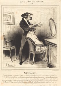 Papoušek od Honoré Daumier
