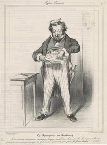 Parukář z Faubourgu od Honoré Daumier