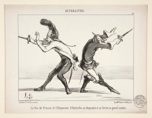 Pruský král a od Honoré Daumier