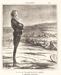 Sen vynálezce jehlové pistole... od Honoré Daumier