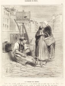 Střihač psů od Honoré Daumier
