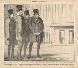 Dobré časy pominuly... od Honoré Daumier