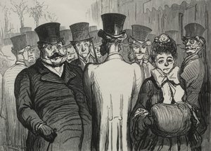 Bulvár Italů. od Honoré Daumier