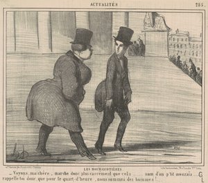 Burzovní makléři... Podívejme se, má drahá... od Honoré Daumier