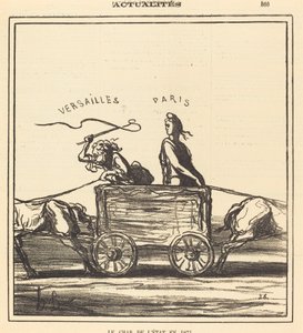 Státní tank v roce 1871 od Honoré Daumier
