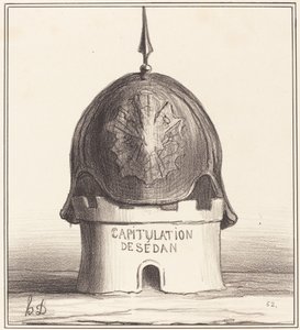 Korunovace jeho stavby od Honoré Daumier