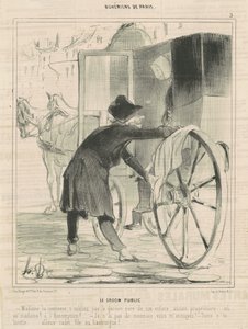 Le ženich veřejnosti od Honoré Daumier