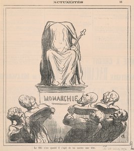 Problém je, když jde na to nasadit hlavu od Honoré Daumier