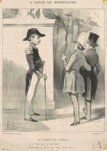 Tuilerijská zahrada od Honoré Daumier