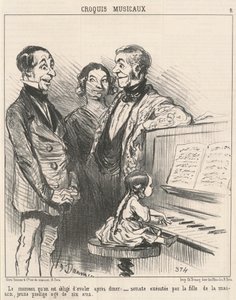 Kousek, který musíme spolknout... od Honoré Daumier