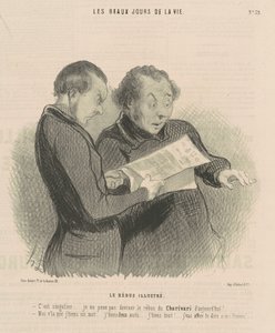Ilustrovaný rébus od Honoré Daumier