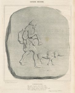 Návrat Odyssea od Honoré Daumier
