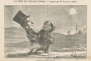 Návrat je často obtížný od Honoré Daumier