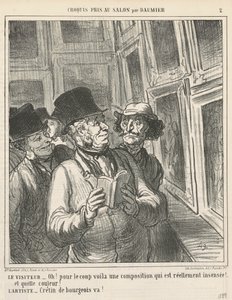 Návštěvník ... od Honoré Daumier