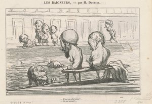 Je voda dobrá? ... / Plná voda od Honoré Daumier