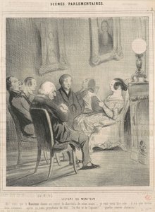 přehrávač monitoru od Honoré Daumier