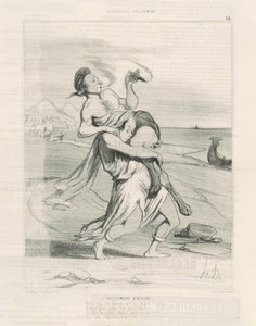 Únos Heleny od Honoré Daumier