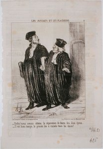 Právníci a soudní spory- konečně! Rozdělili jsme se ohledně majetku od Honoré Daumier