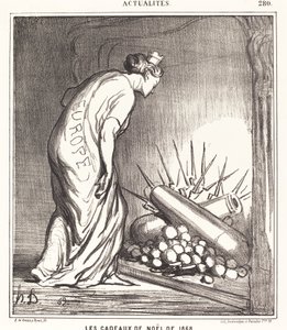 Vánoční dárky z roku 1868 od Honoré Daumier
